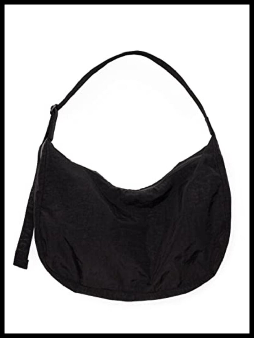 Large Nylon Crescent Bag Machine Washable Adjustable Strap